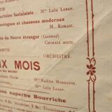 Poster "Grand Concert" - City of Saint-Macaire - 1934