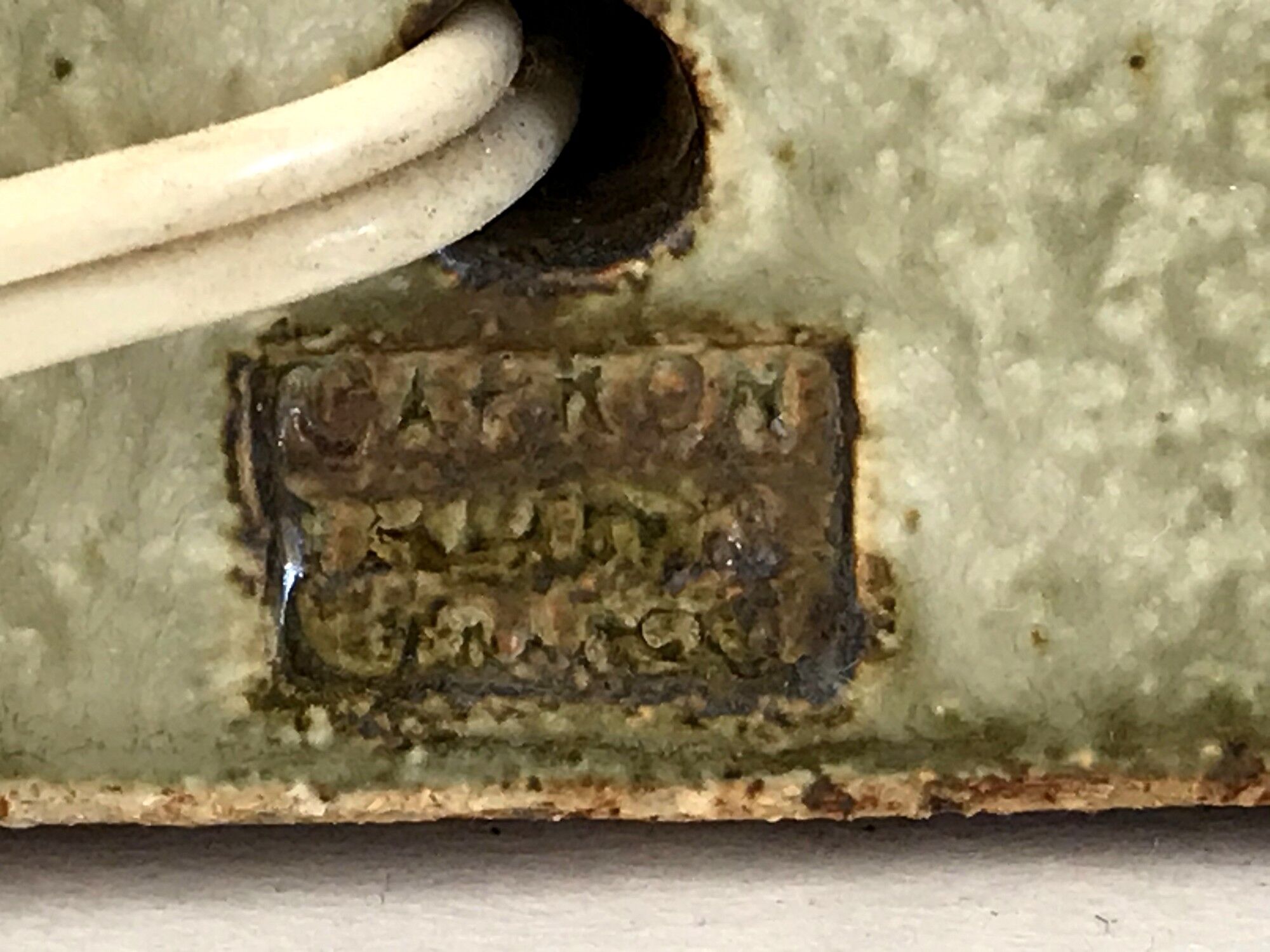 Ceramic lamp by Roger Capron