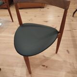 4 Hans Olsen "roundette" chairs by Frem Rolje 1960