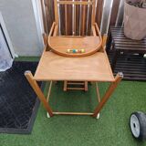 Vintage wooden high chair