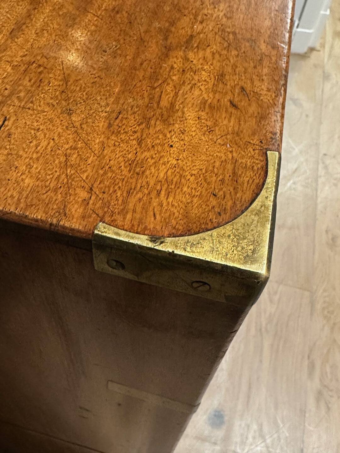 Antique military campaign chest