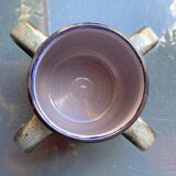 Atypical bowls in varnished stoneware by Sylvain Hublet
