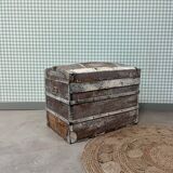 White patinated trunk