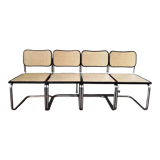 4 chairs Marcel Breuer B32 Cesca 1970