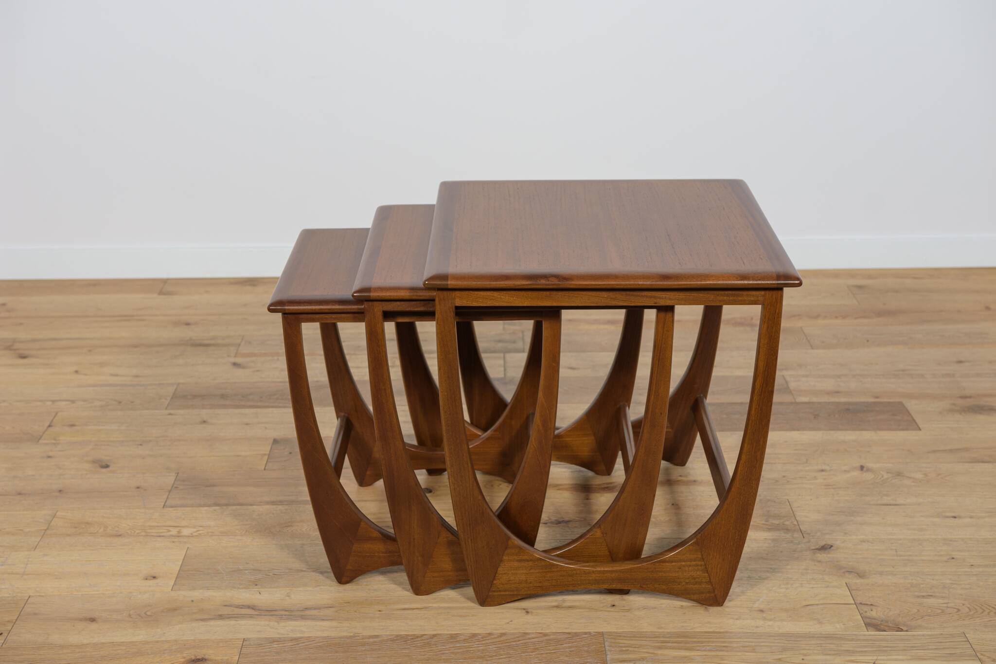 Mid-Century Teak Nesting Tables by V. Wilkins for G-Plan, United Knigdom, 1970s, Set of 3