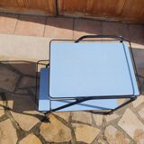 Serving trolley in vintage formica