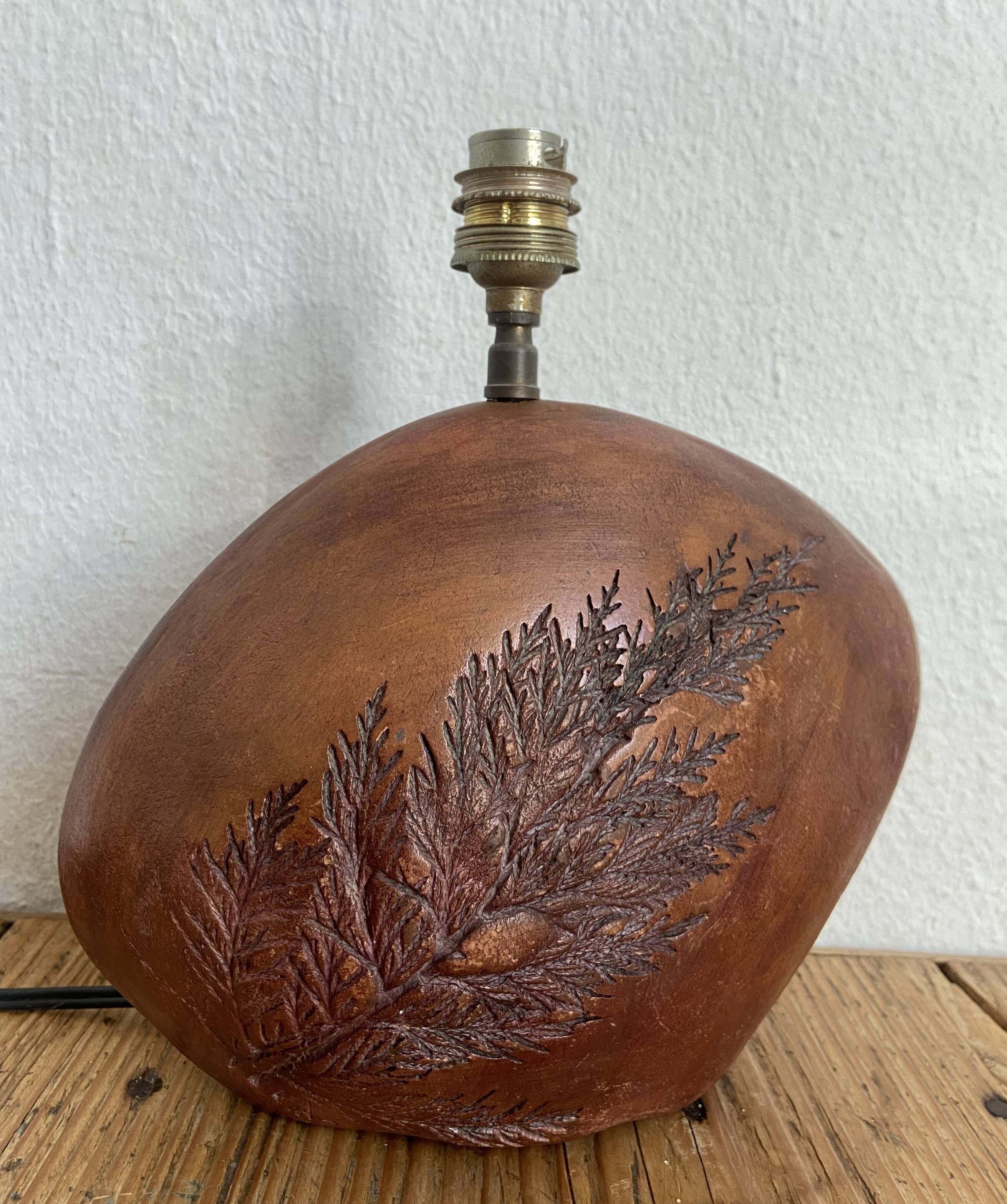 1960s ceramic lamp base