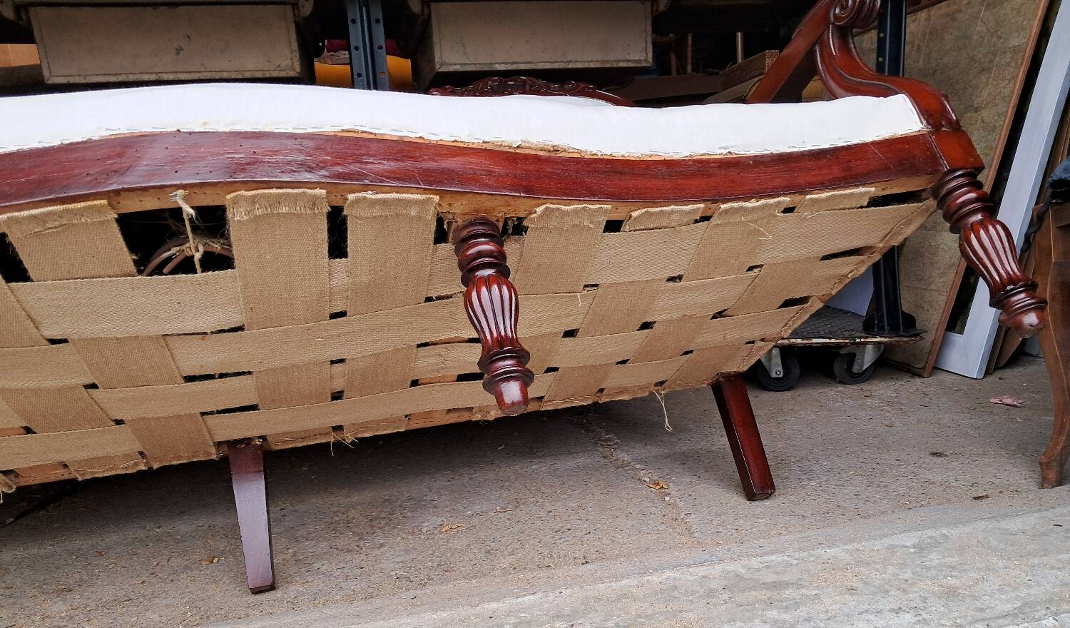 Restoration period sofa