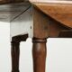 Table de ferme antique française ovale/ronde du 19ème siècle
