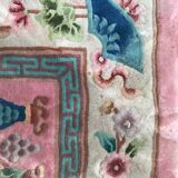 Carpet made Chinese vintage hand 140 X 208 cm