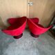 Lots of red LaCividina armchairs