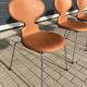 Fritz hansen ant chairs in cognac leather new!!