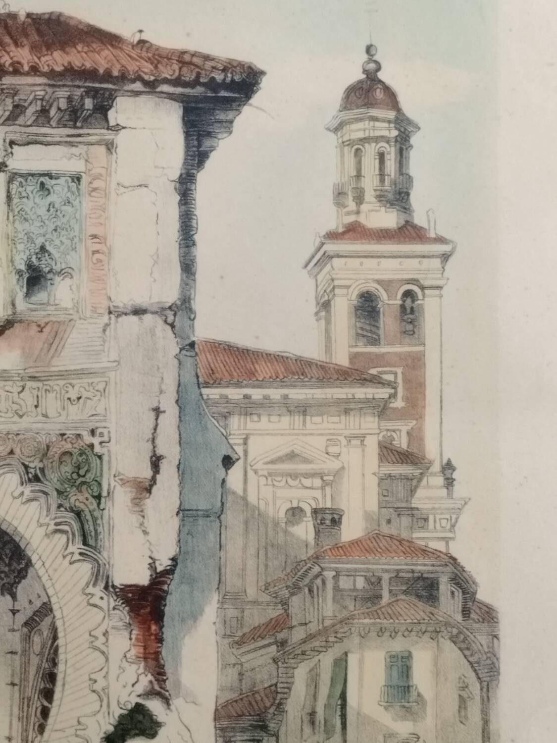 David Roberts - Correo de los Morros or Old Guardhouse, Granada