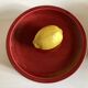 Set of 5 flat plates mid-century 1970 Longchamp earthenware