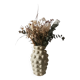 Vase Ernest en céramique beige