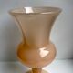 Vase en opaline rose pâle années 50-60