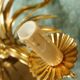 Italian chandelier ear of wheat 5 fires 1960