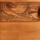 Japanese art deco enfilade with carved frieze