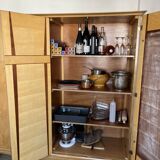 Elm magnifying cabinet
