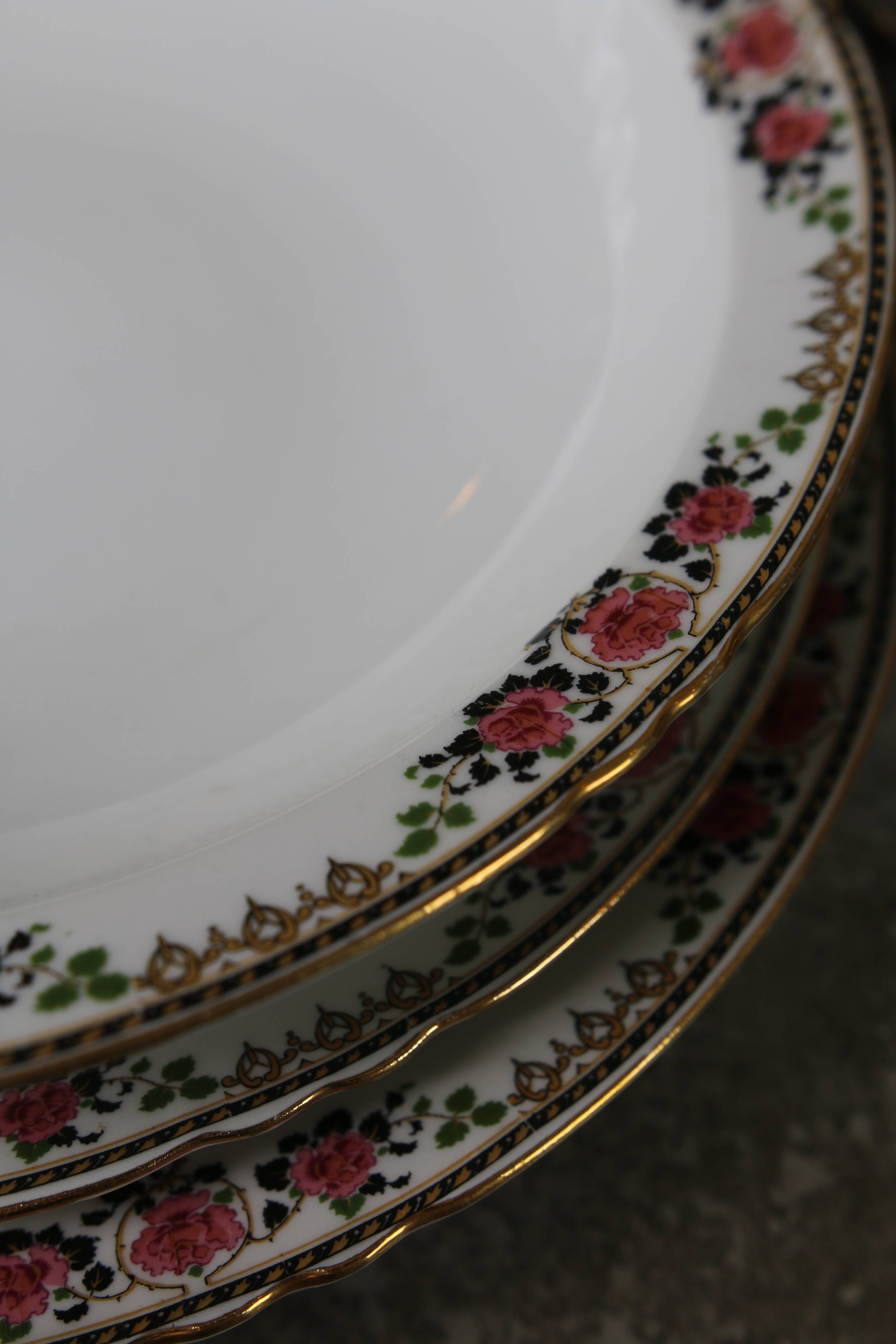 66-piece Limoges porcelain service, mid-20th century