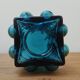 Vintage blue bubble vase (1960-1970) designed by Whilhelm Braun-Feldweg.