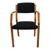 Vintage Scandinavian beech chair – Lanabdesign – stackable, 1960s