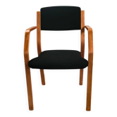Chaise scandinave en hêtre édition Lanabdesign, années 60