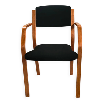 Scandinavian beech chair, Lanabdesign edition, 1960s.