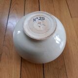 Ancien petit cache pot  en terre cuite émaillée / céramique