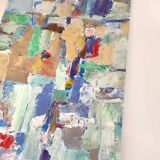Original painting Abstract art mixed media on paper