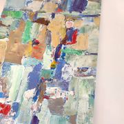 Peinture original Art abstrait technique mixte sur papier
