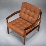 Set of Model 118 armchairs in rosewood by Grete Jalk for France & Son, 1960s