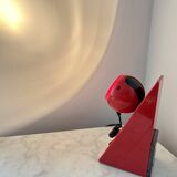 Vintage Space Age Red Magnetic Table Lamp by Brilliant Leuchten AG, Germany