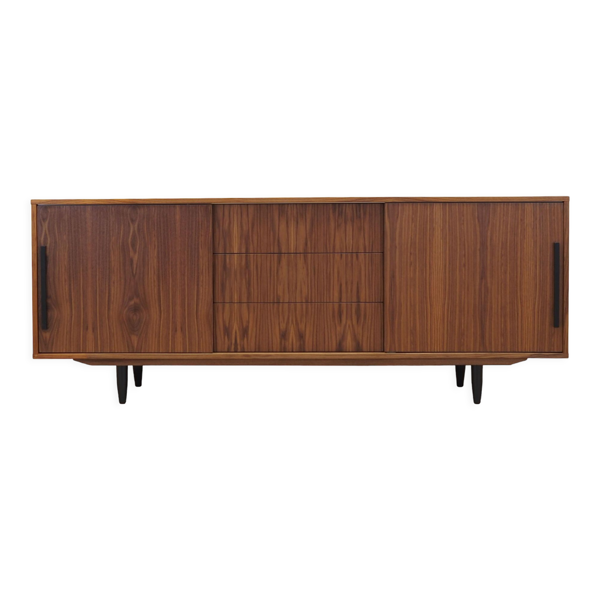 Walnut sideboard, danish design, 1990s, production: denmark