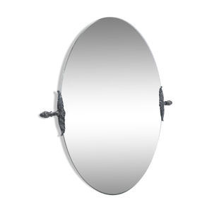 miroir  ovale vintage