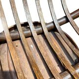 Fauteuil pivotant en rotin