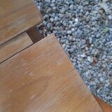 Set of two regain wooden chairs by roland haeuster, for les arcs selection charlottes perriand