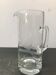 Former Pitcher Carafe Glass Blown Transparent - Engraving Eagle Vintage Kitchen