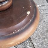 Wooden saddle column