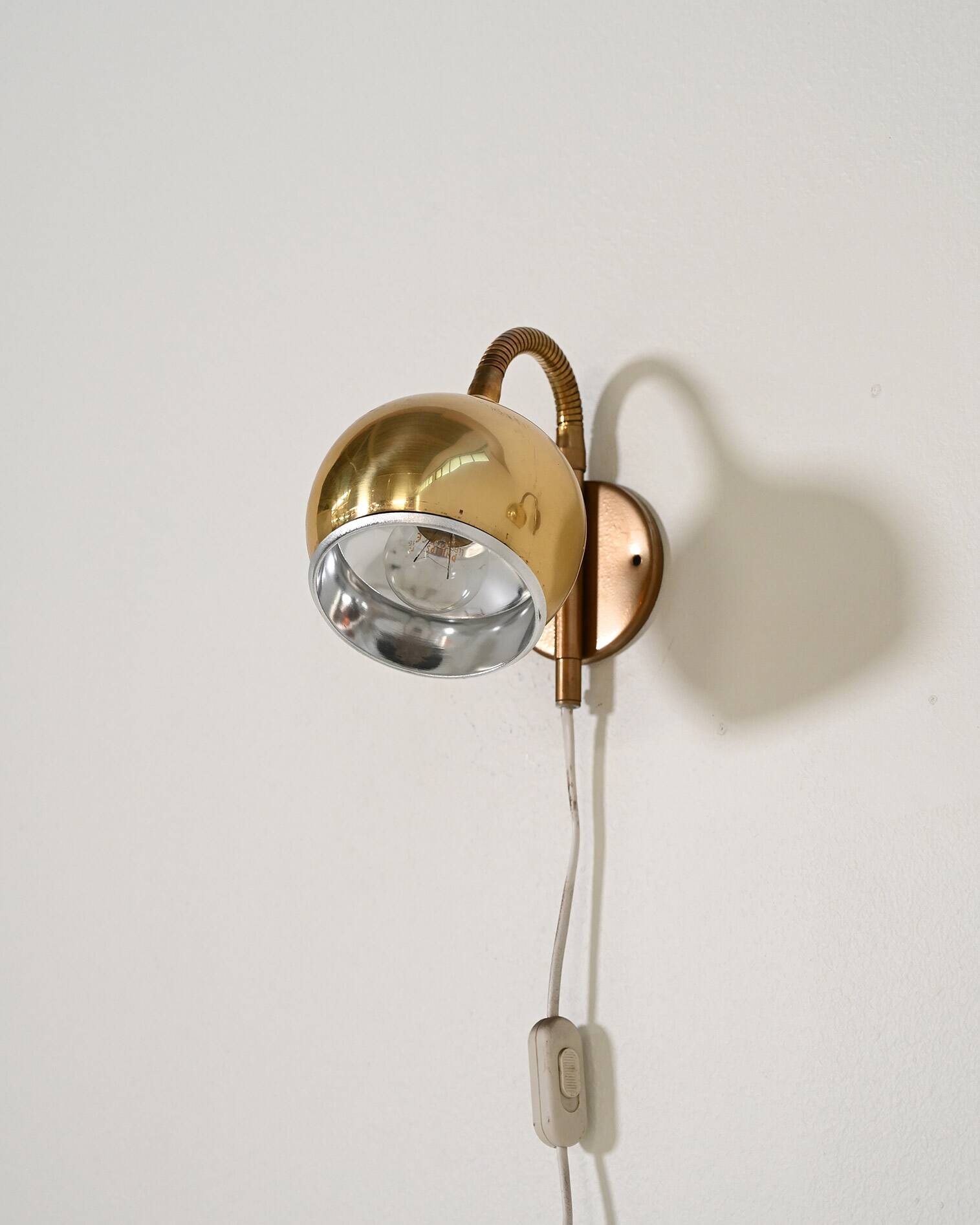Pair of wall lamps by Möllers Armatur Eskilstuna, '50s