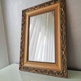 Beautiful French vintage mirror in gilded wood from the 60s