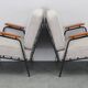 1950s pair of rare restored armchairs by RAWI, Netherlands