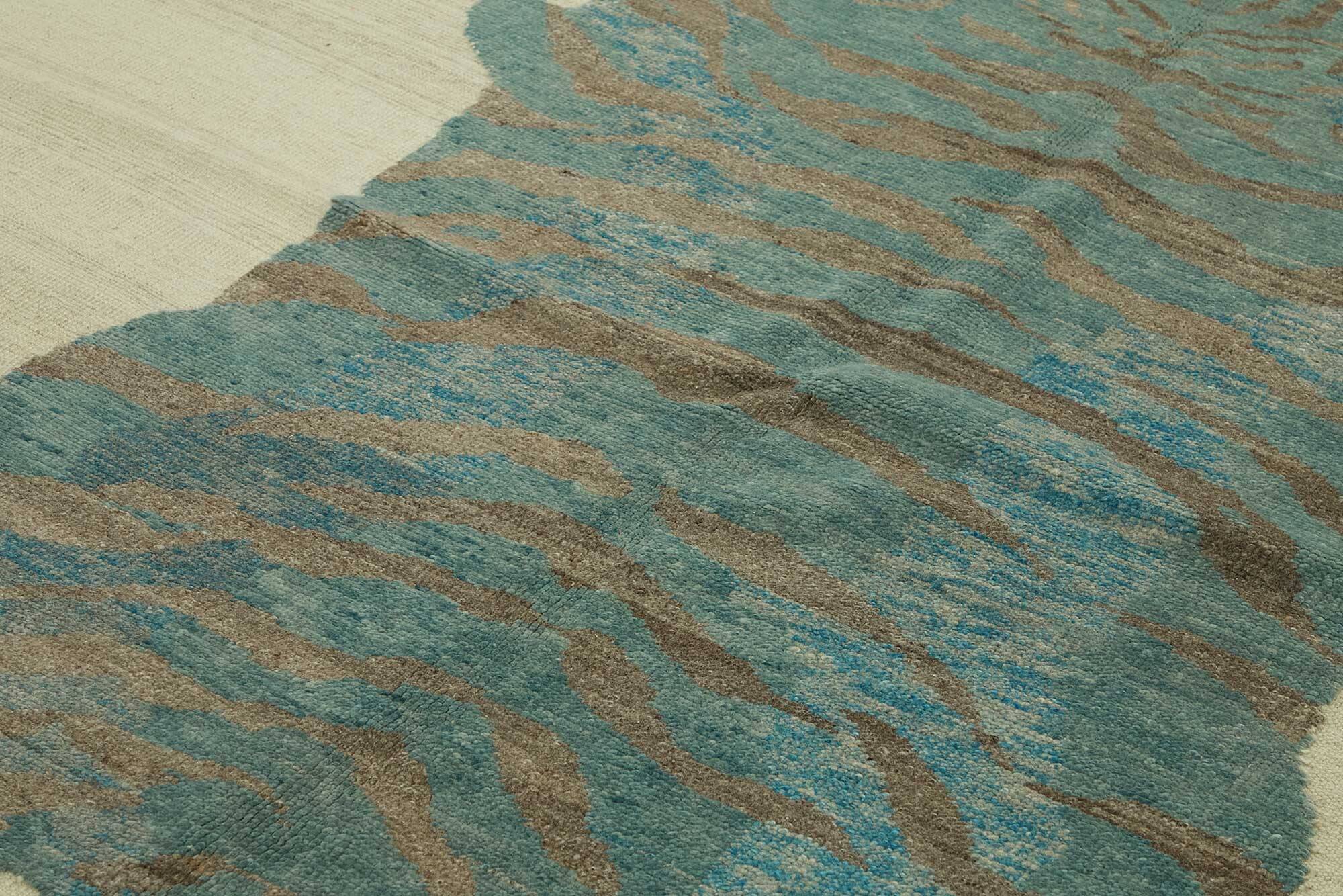 Turkish Handknotted Wool Tiger Rug  200 cm x 272 cm