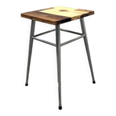 Tabouret vintage esprit industriel