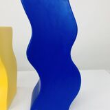 Trio of Asa vases, 1980s ceramic, vintage Memphis style