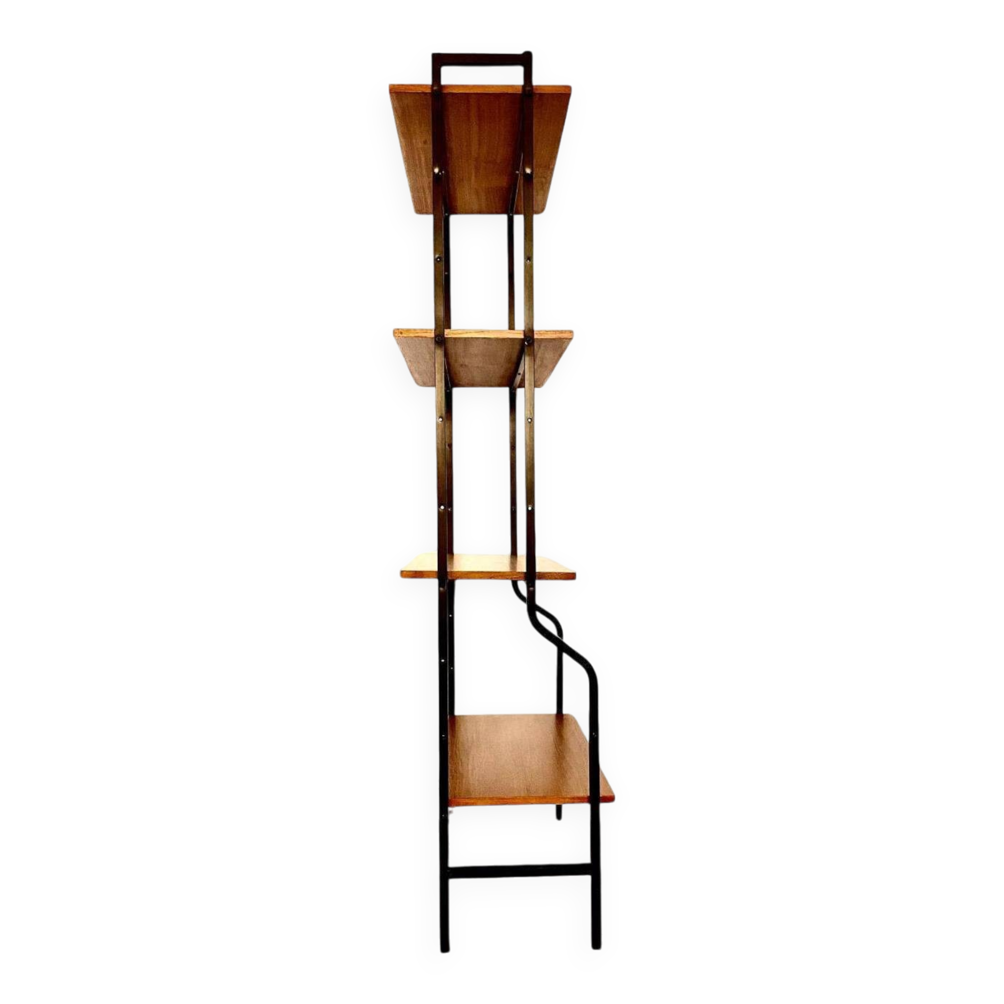 Midcentury Modern Teak Bookcase, Italy 1960