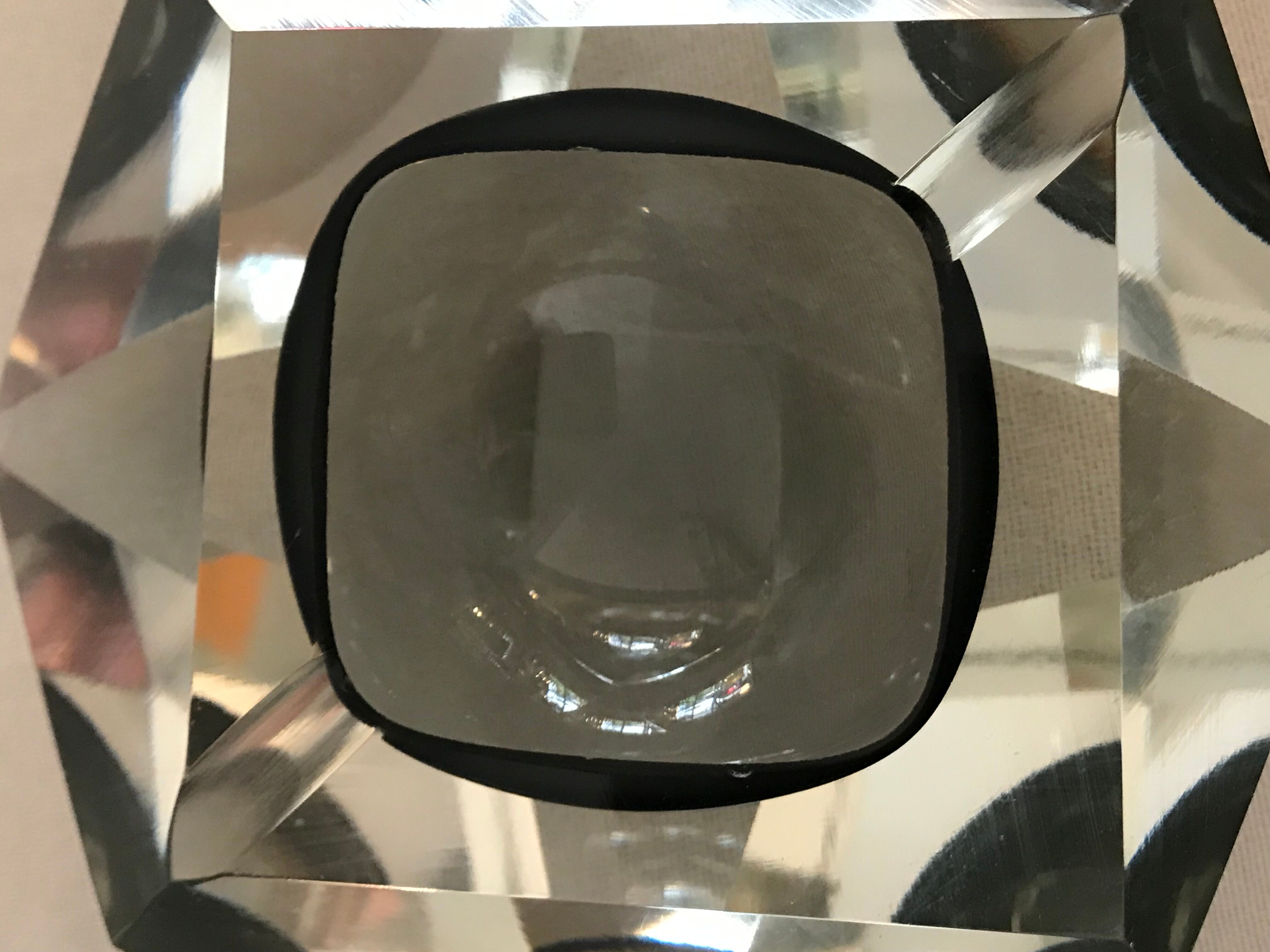 Murano glass ashtray stamped Picone