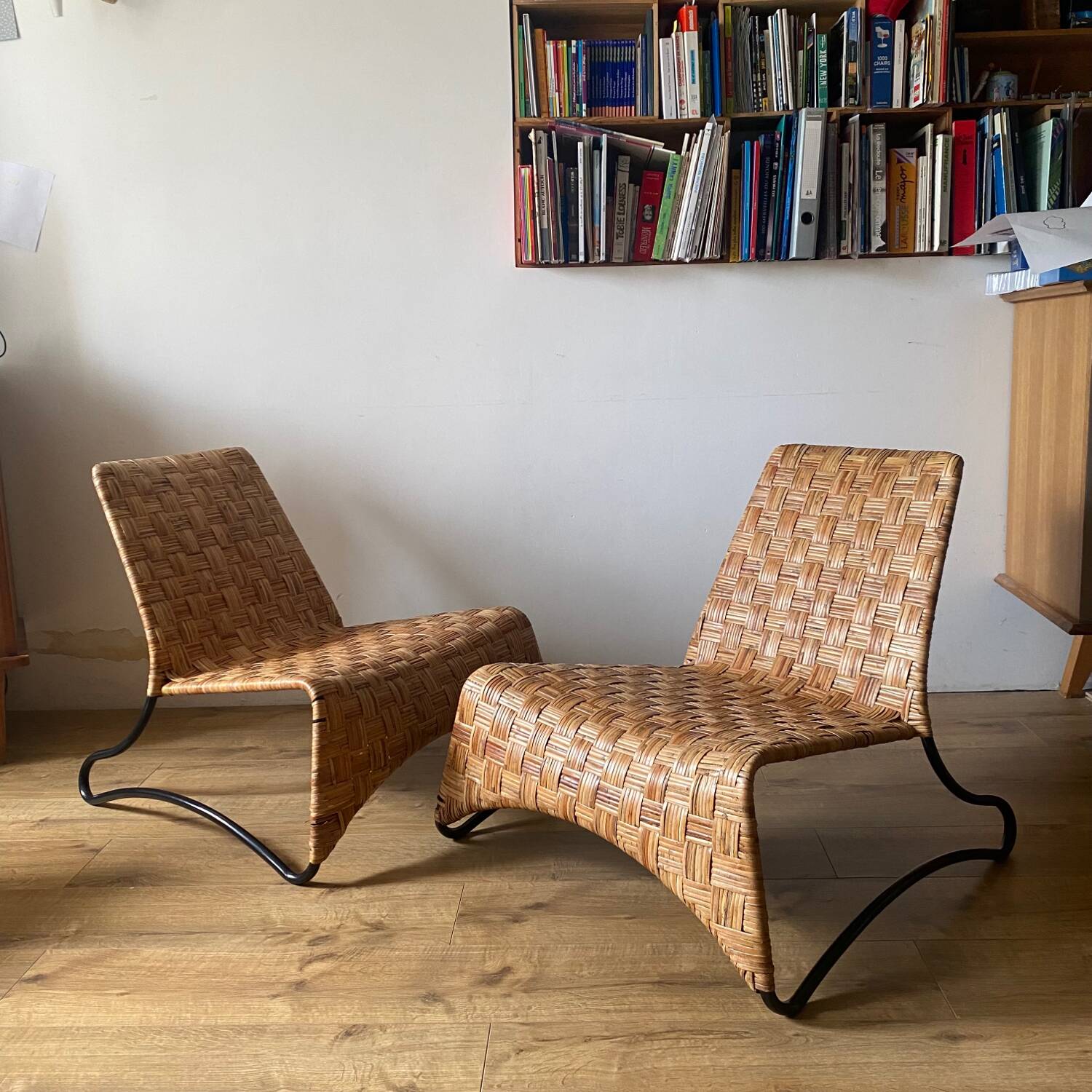 Maso armchairs, Maria Vinka woven rattan armchairs for Ikea