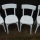 Set of 4 vintage bistro chairs