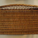 Wicker toy chest